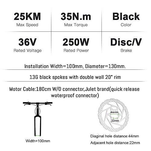 Kit conversion velo electrique 36V250W avec ecran LCD YOSE POWER