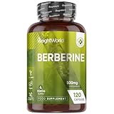 Berberine Supplement - 500mg per Capsule - 4 Months Supply - 120 Capsules - Berberine HCL Form - 1 per Day - Vegan-Friendly & Non-GMO - Sourced from Berberis Vulgaris - Image 1