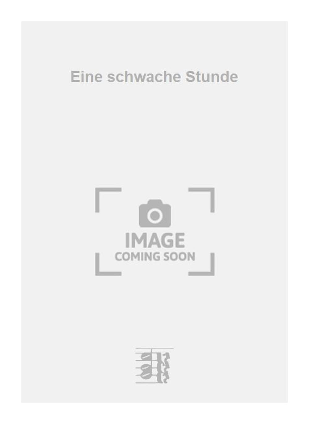 Eine schwache Stunde. Salon Orchestra.