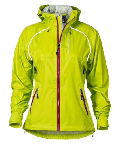 Showers Pass Women's Syncline CC 2.5L Waterproof Jacket - PFAS-Free Breathable Rain Shell, 100% Recycled Fabric (US, Alpha, Small, Regular, Regular, Leaf Green)