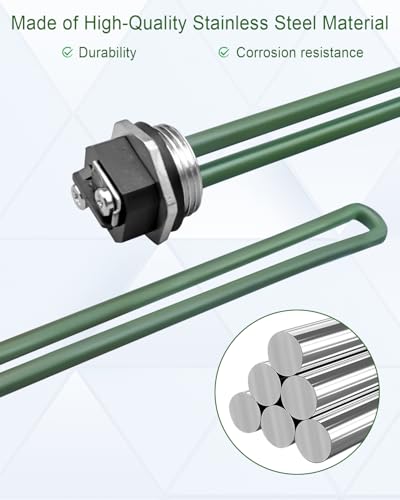 Image of 520900 Water Heater Element with RV Water Heater Element Wrench Socket, 120V 1440W Electric Water Heater Element Fit for Suburban RV Camper SW series Replace 520789, SU520789, 232794
