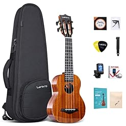 Lankro Ukulélé soprano en acajou massif de 21 » pour débutants, ukulélé professionnel pour adultes, enfants, instruments… - Les Beatles, Paul McCartney, John Lennon, RIngo Starr, George Harrison
