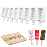 Mehrfachverwendung: Es ist sicher, unseren Eislutscher in Umgebungen zwischen -40 ° C und 230 ° C zu verwenden, z. B. in herkömmlichen Öfen, Mikrowellen, Kühlschränken, Geschirrspülern und Gefrierschränken, ideal für alle Arten von Eis am Stiel, Pudding, Wackelpudding, Joghurt und Joghurt im Sommer. und machen Sie Kuchen, Schokolade, Fondant im Winter