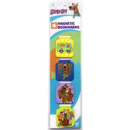Ata-Boy Scooby Doo Bookmark, Scooby Doo Cartoon Magnetic Bookmarks (4 Set) Scooby Doo Gifts & Merchandise #TOP1