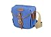 Produktbild Billingham Tasche Hadley Digital Leinwand Imperial Blue/Bordi Leder Hellbraun und innen orange