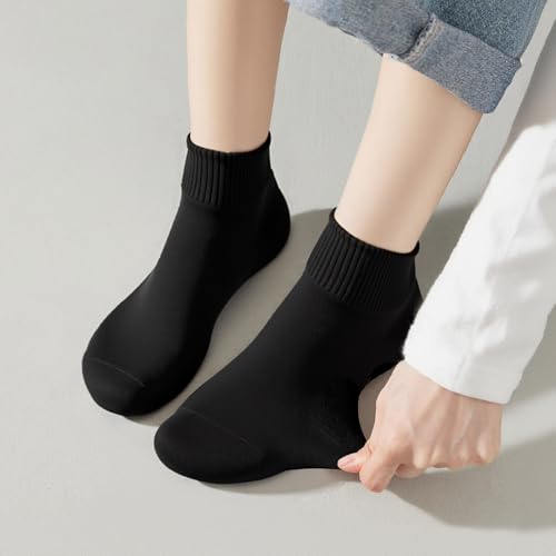 Image of Womens Crew Ankle Socks 8 Pairs Thin Cotton Athletic Casual Socks for Women Gym Running Sports