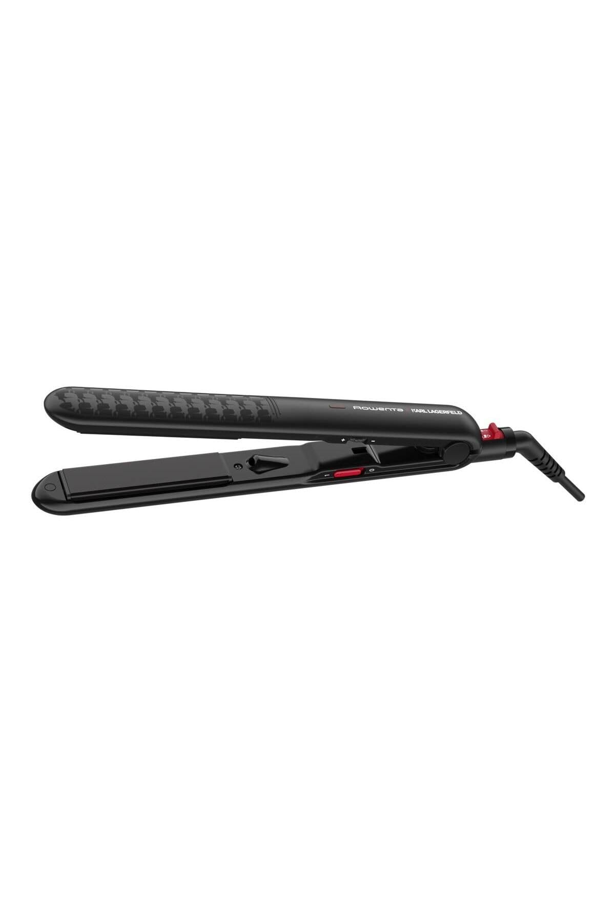 Rowenta Haarglätter SF321L Schwarz/Rot