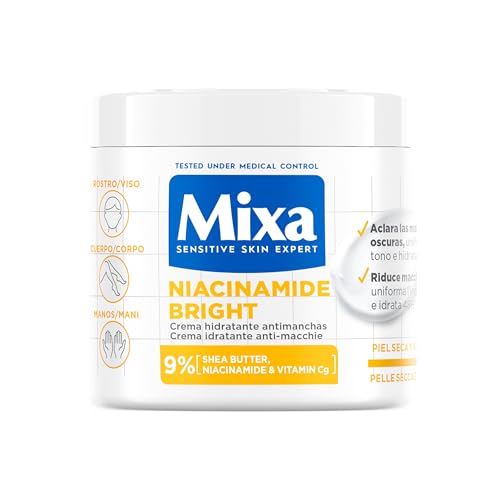 Mixa Niacynamid Bright krem nawilżający przeciw plamom 400 ml