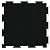 Playsafer Genaflex Lite Rubber 8mm Interlocking Tiles for Gym Flooring - Exercise Equipment, Exercise Areas - 20" X 20" (Black, 10 Tiles - 27 Sq. Ft.)