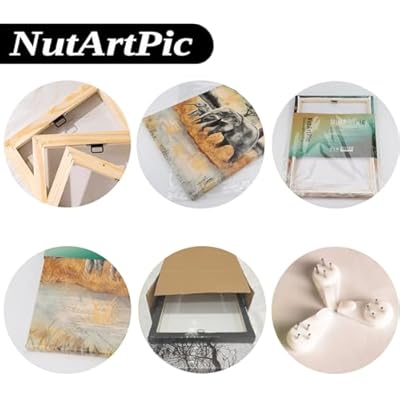 NutArtPic Hair Salon Wall Art Canvas Beauty Shop Art Painting Hair Stylist Artwork Barber Shop Wall Paintings Framed Decor 12x16