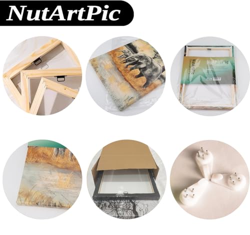 NutArtPic 4 Pieces Basketball Wall Art Graffiti Artwork Sport Theme Pictures Sports Painting Prints Artwork for Boy's Room Office Gifts for Basketball Player Framed 48''x32'' by NutArtPic - Image 7