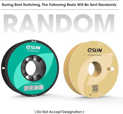Image of eSUN Silk Metal PLA Filament 1.75mm, Silky Metallic 3D Printer Filament PLA, Dimensional Accuracy + /- 0.05mm, 1KG Spool (2.2 LBS) 3D Printing Filament for 3D Printers, Silk Gold