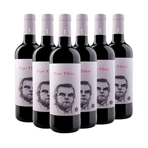 Yllera | Vino Tinto Roble Pepe Yllera | Pack de 6 uds | Tempranillo y Cabernet Sauvignon | 75 cl | D.O Ribera de Duero | Aroma de Frutas Rojas y Negras | Intenso y Profundo | Añada 2019 | Vino Español