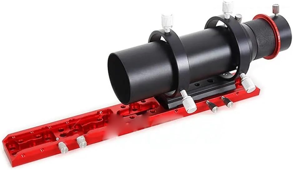 Astrophotography Accessories 300mm Red Mounting Fixing Plate Guidescope Dovetail Plate for Telescope