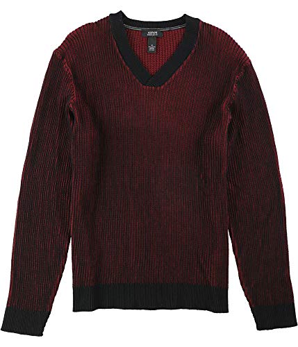Alfani Mens V-Neck Knit Sweater
