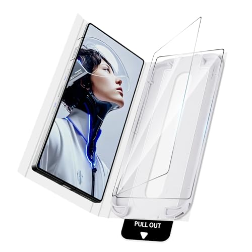 Yskbilm [�����ق��菜��] ZTE Nubia Red Magic 11 Pro / 11 Pro+ / 11 Air�p�X�N���[���v���e�N�^�[2���p�b�N �����K���X�t���� �d�x9H ���h�~ �C�A�[�� HD�N���A �ȒP���t��