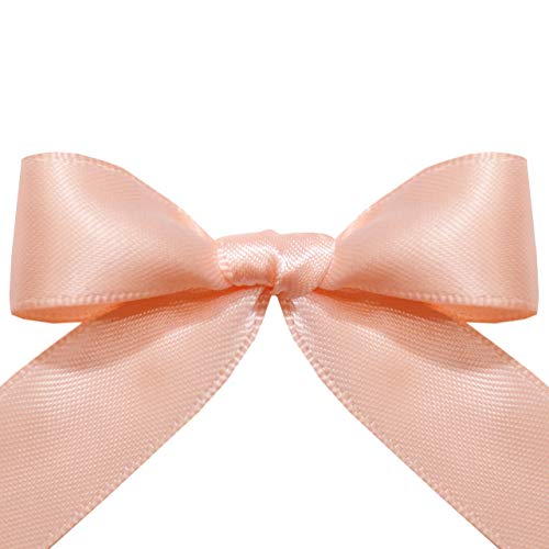 Image of Morex Ribbon 08816 /50-203 Double Face Satin Ribbon, 3 /8 inchx 50 Yd, Moonstone