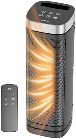 Ceramic Heater – Portable Indoor Space Heater with Remote Control, 1-12 Hour Timer, 3 Heating Modes, Electric Heater for Bedroom, Office Use Ceramic Heater – Portable Indoor Space Heater with Remote Control, 1-12 Hour Timer, 3 Heating Modes, Electric Heater for Bedroom, Office Use