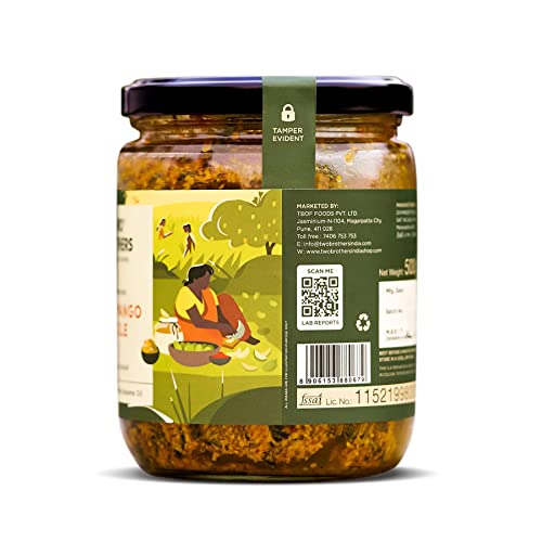Image of Two Brothers Organic Farms Raw Mango Pickle (500GM)