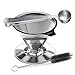 Housewares Solutions Stainless Steel Pour Over Coffee Dripper + Bonus Coffee Scoop With Built In Bag Clip And Cleaning Brush