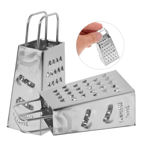 Set 4 ralladores de acero inoxidable multiusos Gatuida miniatura 7