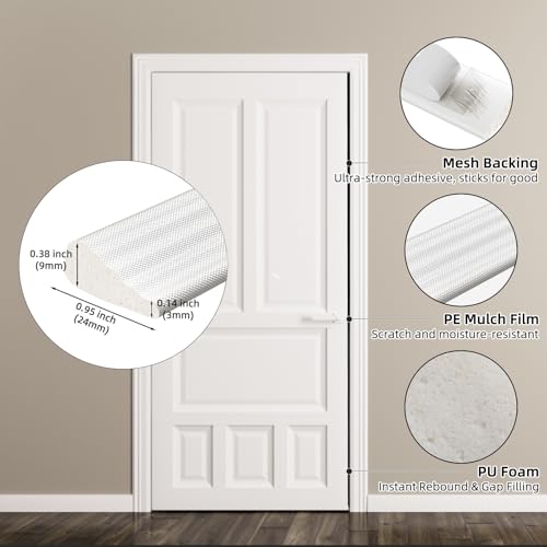 ESUFEIR 196" Wedge Sliding Window Weather Stripping Door Gap Filler by ESUFEIR - Used condition - Image 2