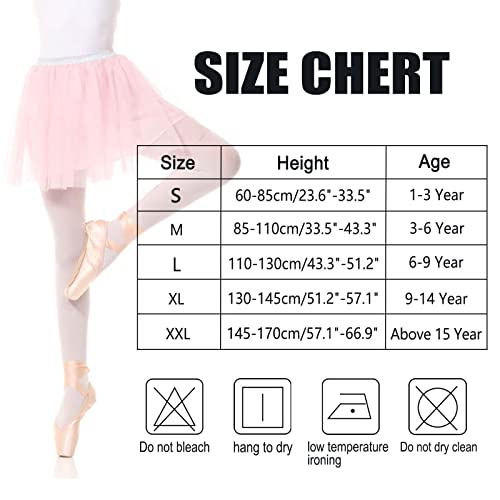 Ultrafun 6 Pairs Ballet Tights For Girls Dance Tights Colored Opaque School Uniform Dress Costume Tights For Toddler Little Big Kids(6Pairs-Multicolor-1,Small) #TOP1