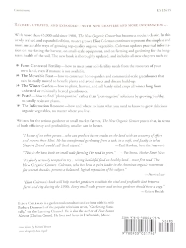 The New Organic Grower: A Master's Manual of Tools and Techniques for the Home and Market Gardener, 2nd Edition image 5