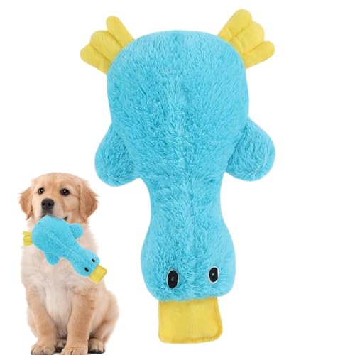 Crinkle Dog Toy, Cartoon Animal Puppy Chewing Plush Toy, Interactive Fun Biting Playing, Soft and Sturdy, Indoor and Outdoor Com