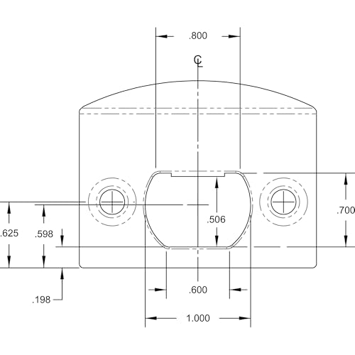 Prime-Line E 2456 Satin Nickel, cierre de pestillo para puerta (paquete individual) miniatura 3