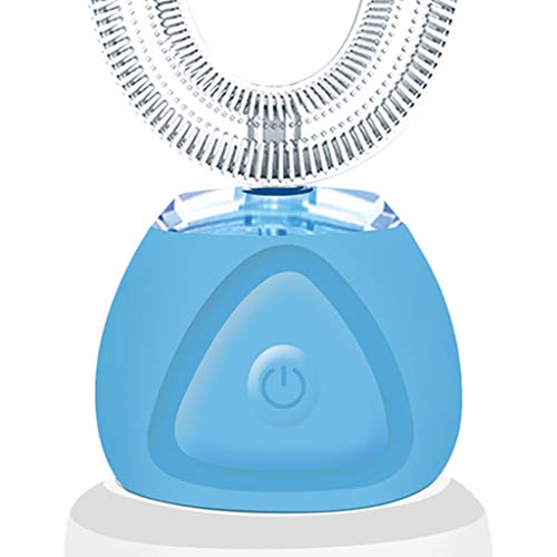 Baoblaze Escova De Dentes Elétrica Sonora Automática Inteligente 360Deg U Type 3Modes Toothbrush - C
