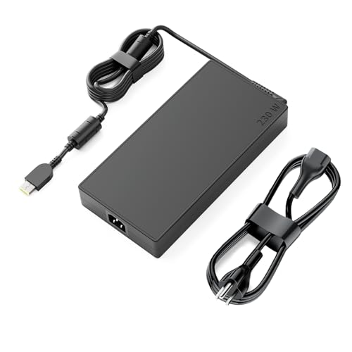 230W AC Adapter Power Supply Replacement for Lenovo Legion 5 7 5i LOQ 15 ThinkPad P1 P53 P73 Slim IdeaPad Y740 Y7000 Y900 20V 11.5A Laptop Charger (ADL230NDC3A)