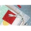Kimberbell Duckbill Applique Scissors Precision Fabric Trimming with Extra-Sharp Blades Double-Loop Handle for Comfort Ideal for Machine Embroidery, Vinyl, and Glitter Applique