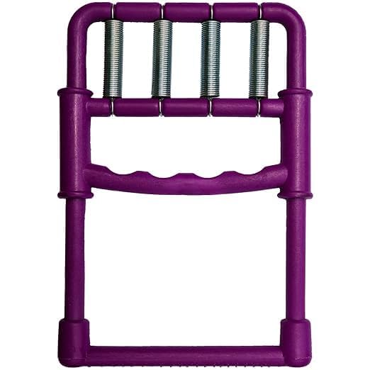 MVJ Four Finger and Hand Grip Exerciser, For Hand and Finger Muscle Strengthening, Rehabilitation, Paralytic Patients and Physiotherapy (Purple)-picture-19