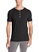 Levi's Men's 300 Series Short Sleeve Henley Top, Black, Large