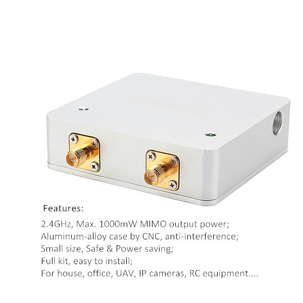 Image of Dual Antenna WiFi Signal Booster 1000mW 2.4 GHz 2T2R / 300Mbps WiFi Signal Amplifier Repeater Extender SH24Gi1000-D2 for Routers, IP Camera, UAV, IP Cameras, RC Equipment
