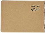 Papel reciclado Premium 80 g Escolofi 130045600 - Cuaderno con espiral de papel reciclado ecológico, A5