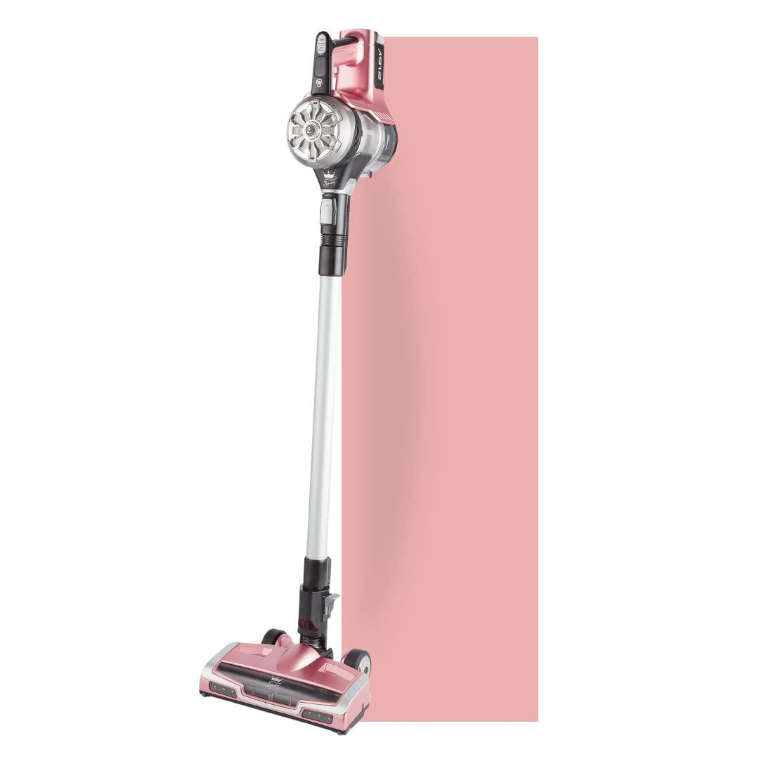 Swan Lynsey TV’s Queen of Clean Pink Hyper Plush Lightweight Cordless Vacuum, Pink, Lightweight, Two Brush Heads, 21.6V Lithium-ion battery, SC15820QOCN