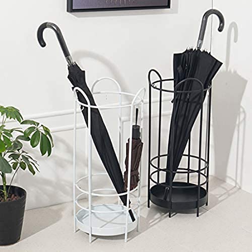 Suporte de armazenamento para guarda-chuva, suporte para guarda-chuva, bengalas e bengalas, ferro fo