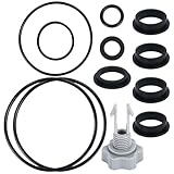 Dsyboko Pool Sand Filter Pump Parts Repair Set for Iintex Pool Pump Parts,Pool Filter Pump Repair Set Replacement for Intex 25013 O Rings,Air Release Valve and O-Rings,1 Pack(12 Pieces)