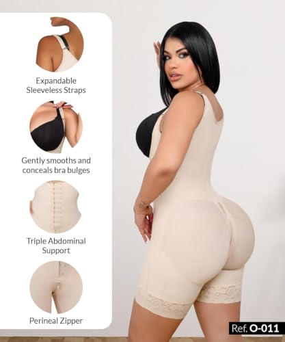 Image of Forma Tu Cuerpo,Fajas colombianas, Stage 2 Shapewear for Women Post Surgery,Tummy Tuck Lipo Compression Hourglass Body Shaper