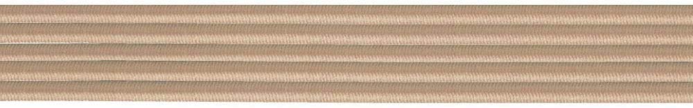 Prym Cordón elástico, color beige, 60% ED 40% PES, Ø 2,5 mm | 50 m