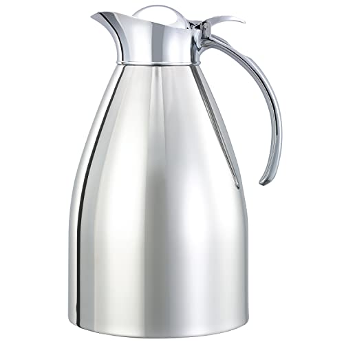Service Ideas MAR15PS Marquette Series Original, Vacuum Insulated Carafe, Stainless Vacuum, 50.7 Ounce, Polished Finish
