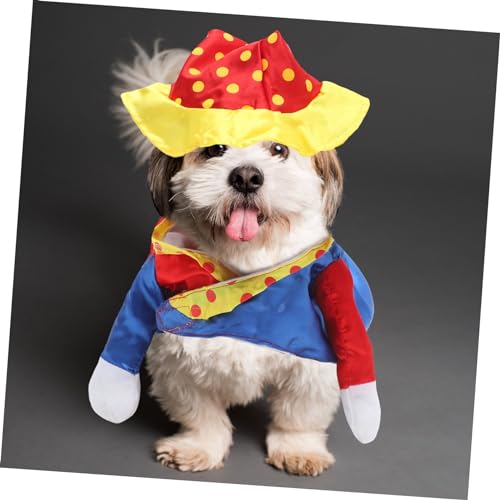 Disfraz payaso para perro talla 2XL miniatura 7