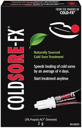 COLDSORE-FX (3% Propolis ACF Ointment) Natural Treatment NEW