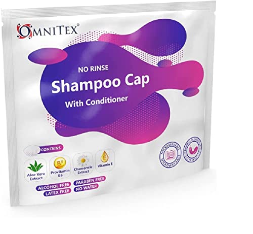 3 pk - Premium Rinse Free Shampoo Cap - Microwaveable with Conditioner & Vitamins, Nourish & Protect, No Water, No Parabens, Latex Free, Alcohol Free with Limdo Gloves - Image 8