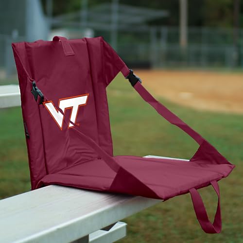 Image of Logo Brands Officially Licensed NCAA Unisex Stadium Seat, One Size, Team Color