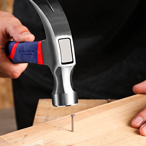 WORKPRO 16 oz Claw Hammer with Fiberglass Handle, All Purpose Hammer with Forged Hardened Steel Head by WORKPRO - Image 7