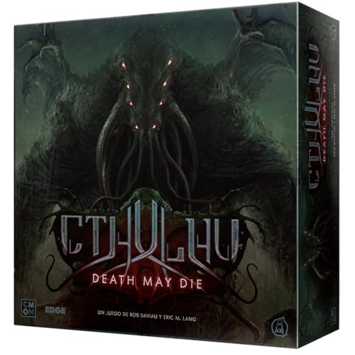 Asmodee Cthulhu: Death May Die kooperatives Action- und Horror-Brettspiel der Mythen von Cthulhu Konfrontation gegen die Ersten ab 14 Jahren für 1 bis 5 Spieler Spanisch