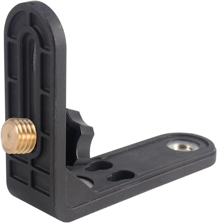 Laser Level L-shape Magnetic Bracket for instruments Lasers (1/4" Thread)
